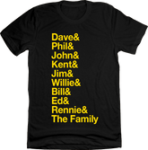 Baseball Lineup 1979 Pittsburgh & black T-shirt In The Clutch